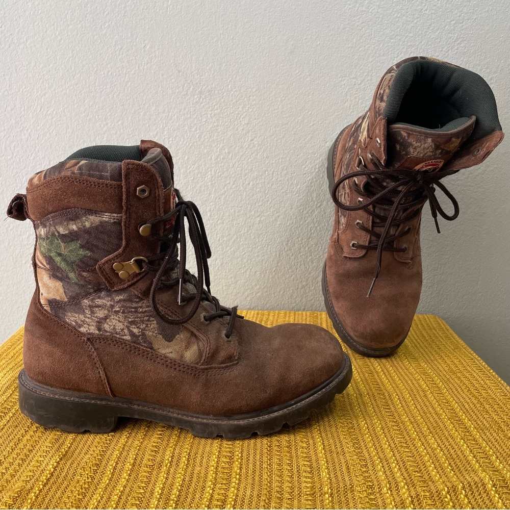 Brahma | Brown & Camo Insulated Hunting Hiking Lace-Up Boots